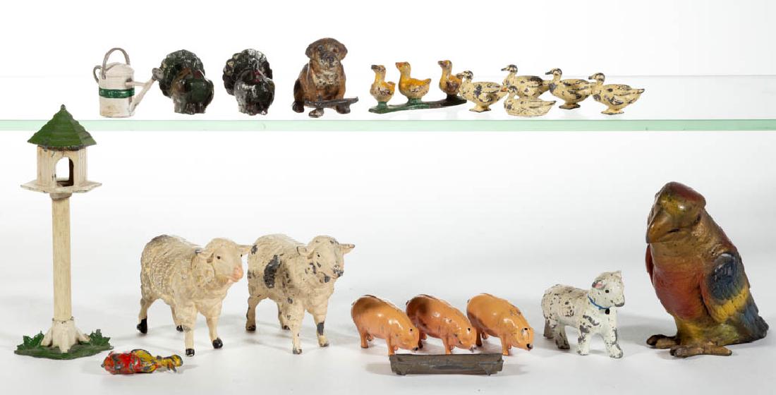 GERMAN AND OTHER CAST-METAL FIGURES, LOT OF 20 (1 of 1)