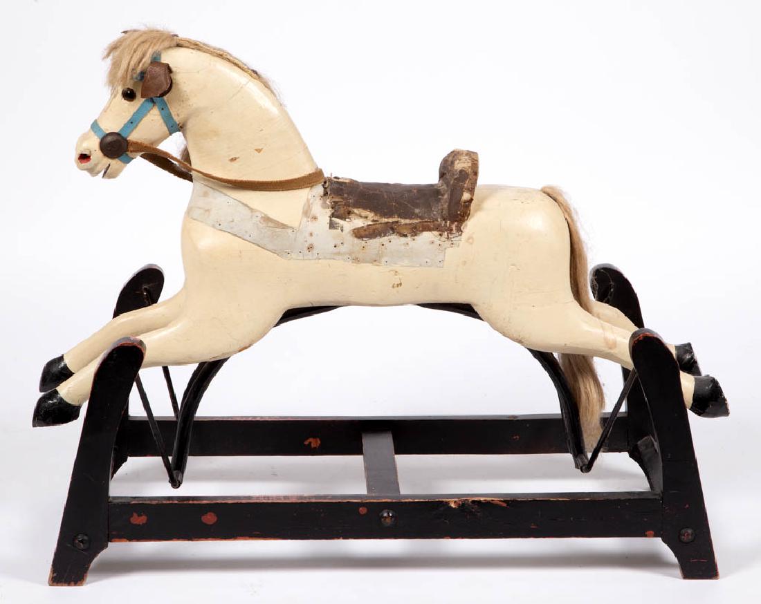AMERICAN CARVED AND PAINTED ROCKING HORSE Jun 21, 2019 Jeffrey S