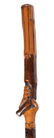 RICHMOND, VIRGINIA CARVED AND PAINTED FOLK ART CANE /