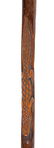 RICHMOND, VIRGINIA CARVED AND PAINTED FOLK ART CANE / - 5