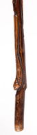 RICHMOND, VIRGINIA CARVED AND PAINTED FOLK ART CANE / - 6