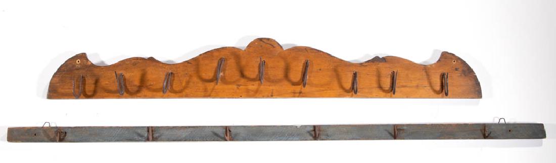 AMERICAN COUNTRY PAINTED WALL DRYING RACK (1 of 1)