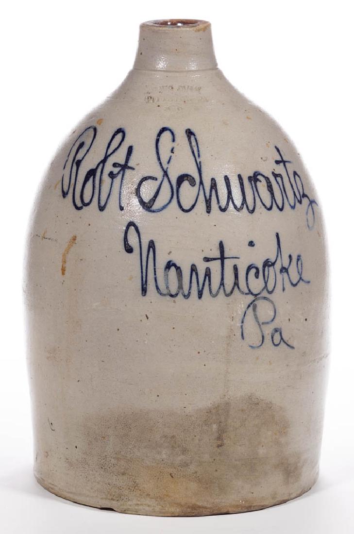 STAMPED "JAMES RYAN / PITTSTON, PA", PENNSYLVANIA (1 of 5)