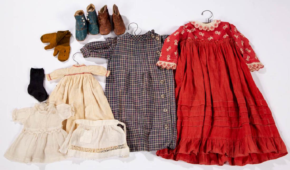 ASSORTED CHILD / DOLL CLOTHING, LOT OF 13 PIECES (1 of 4)