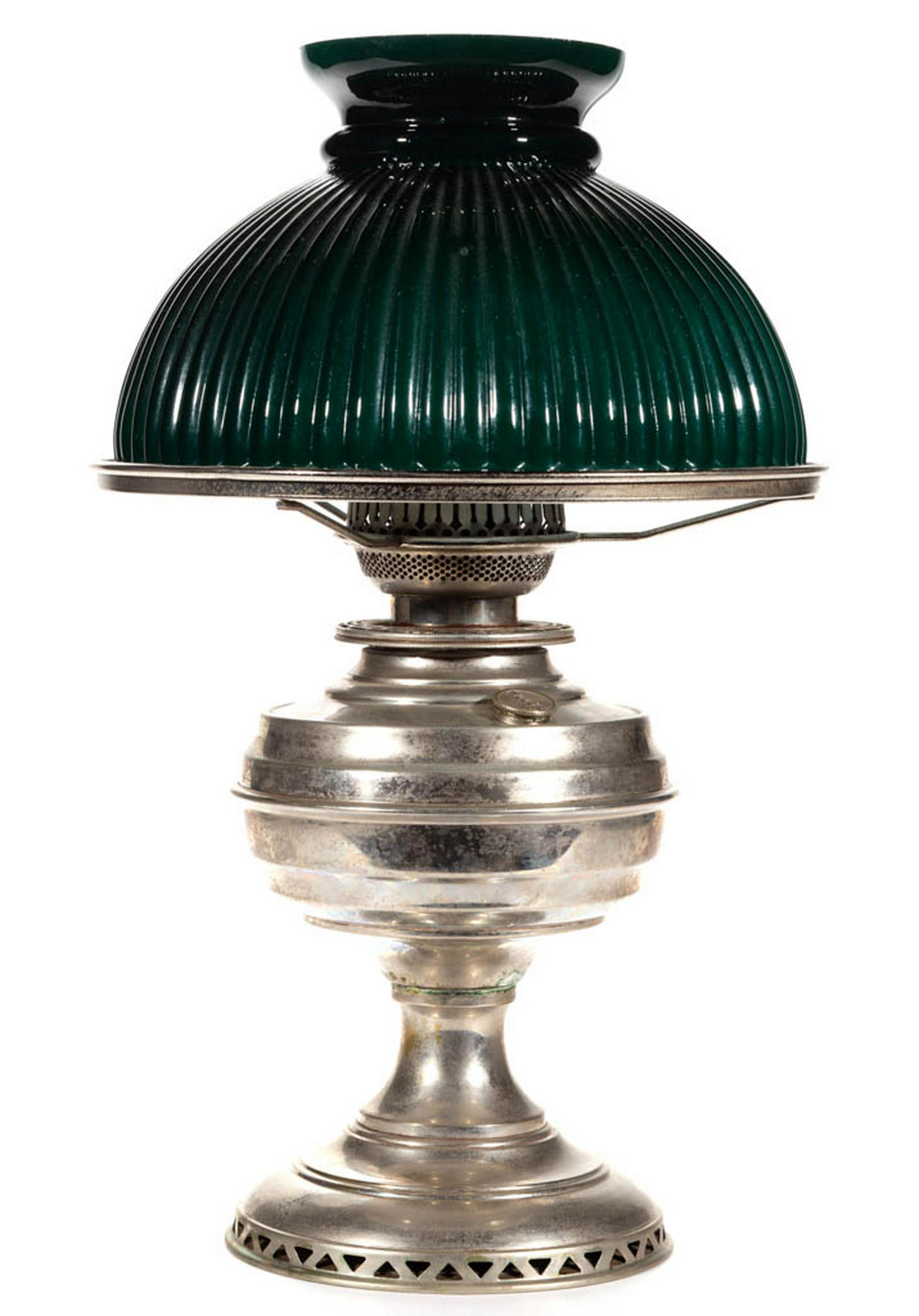 PLUME AND ATWOOD "BANNER ELECTRIC" KEROSENE STAND LAMP Aug 23, 2019