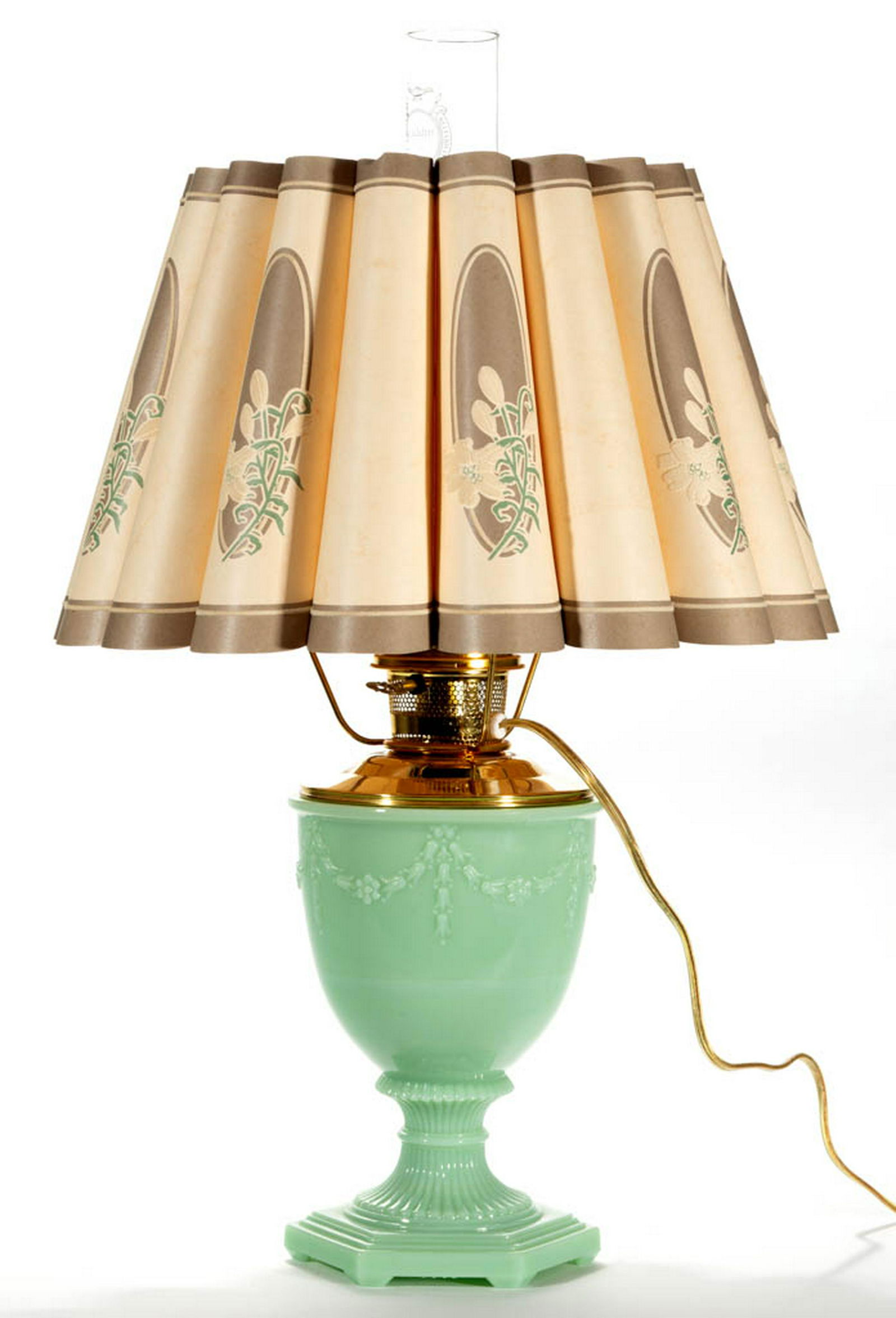 ALADDIN REPRODUCTION FLORENTINE KEROSENE VASE LAMP Aug 23, 2019