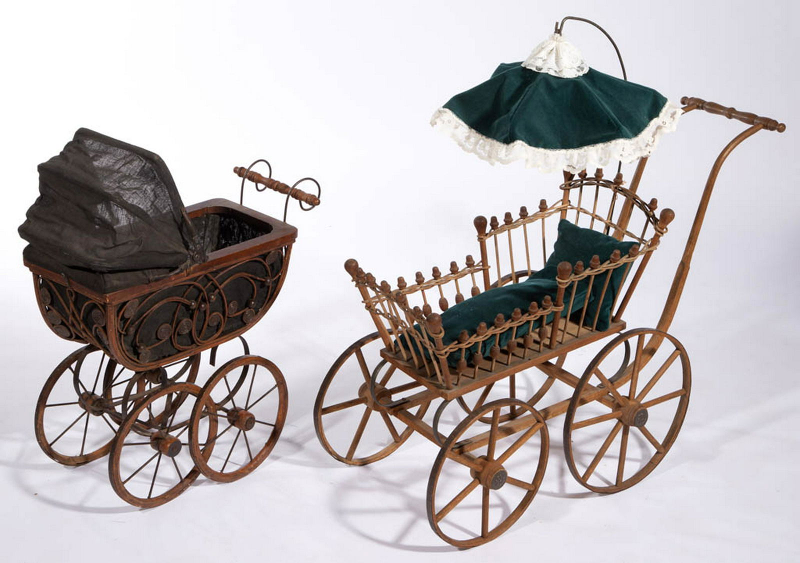 victorian doll carriage