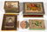 ANTIQUE SEWING / KEEPSAKE BOXES, LOT OF FIVE