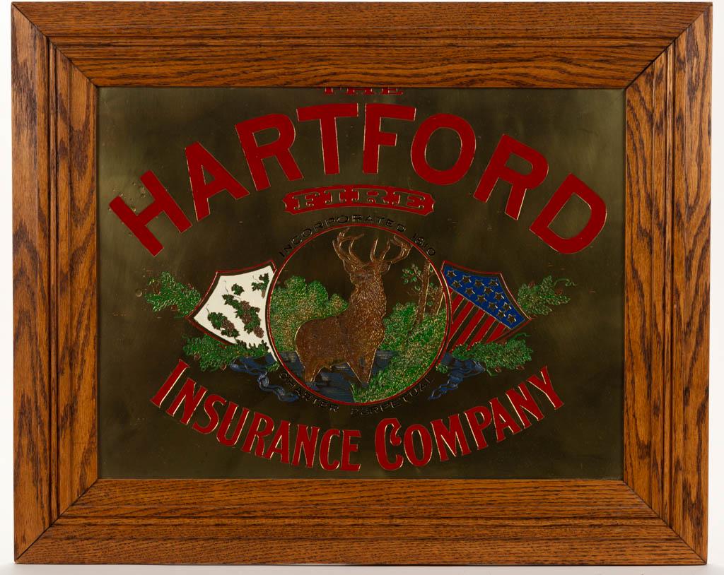 ANTIQUE HARTFORD FIRE INSURANCE COMPANY METAL Feb 29 2020 Jeffrey 