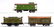 LIONEL NO. 8E STANDARD GAUGE LOCOMOTIVE WITH TWO CARS
