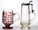 ASSORTED BOHEMIAN CUT GLASS DRINKING ARTICLES, LOT OF