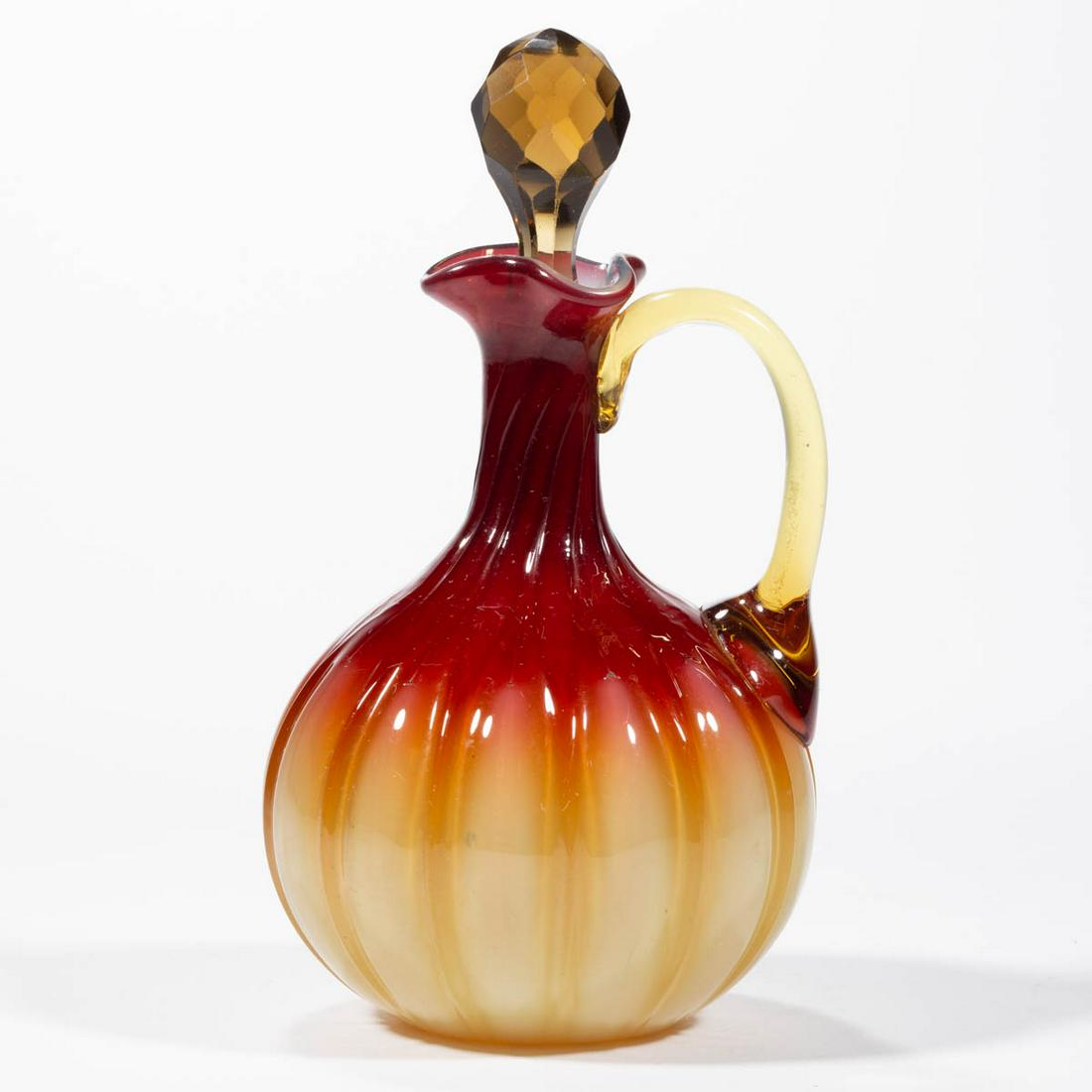 Plated Amberina Cruet