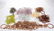 ASSORTED NOVELTY GLASS CHAINS, LOT OF EIGHT