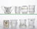 ASSORTED STATES PATTERN EAPG TOOTHPICK HOLDERS, LOT OF