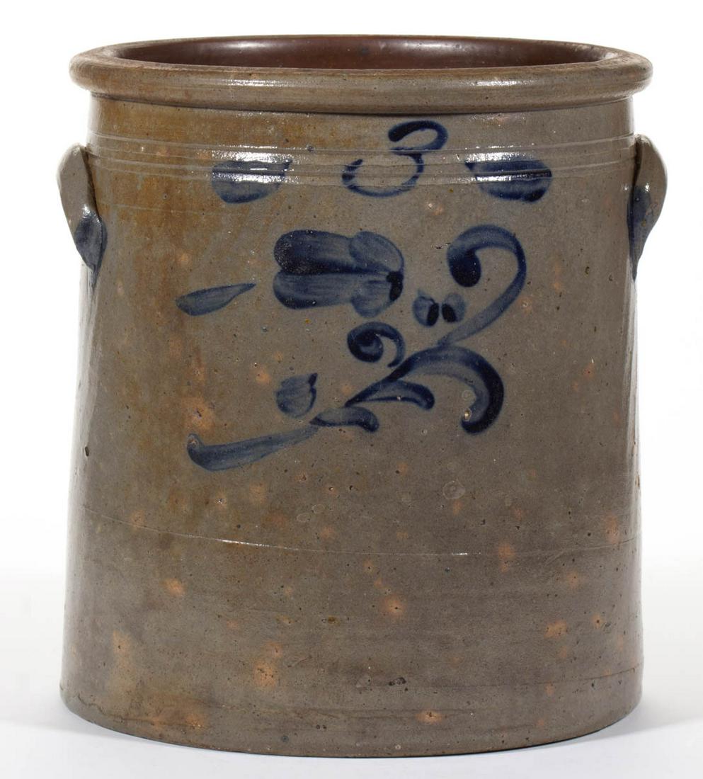 OHIO DECORATED STONEWARE JAR (1 of 5)