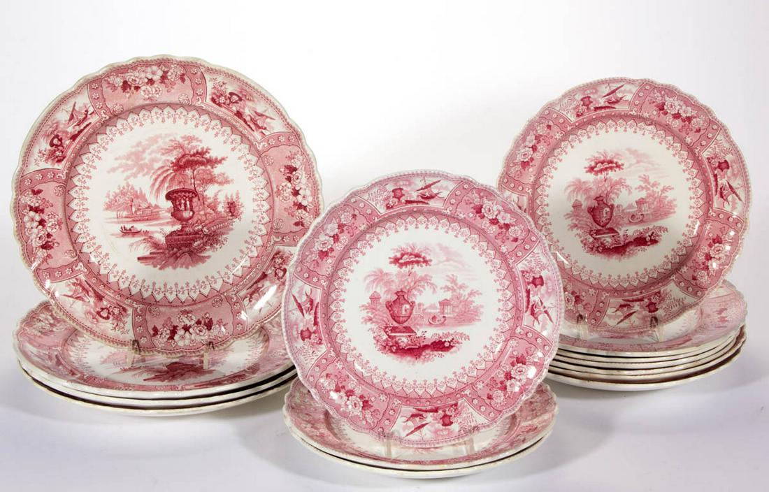 ENGLISH STAFFORDSHIRE TRANSFER-PRINTED "CANOVA" CERAMIC (1 of 1)