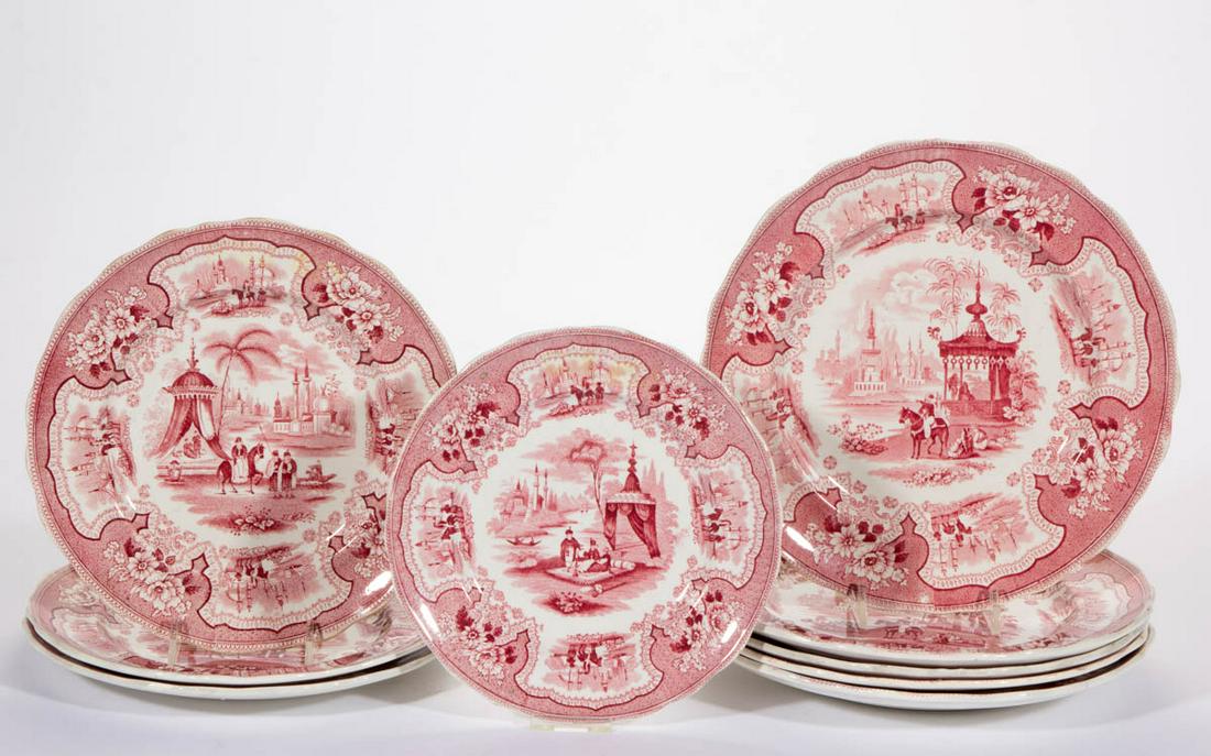 ENGLISH STAFFORDSHIRE TRANSFER-PRINTED "PALESTINE" (1 of 1)