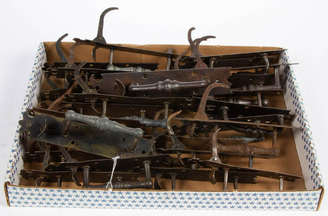 ASSORTED CAST-METAL AND STEEL DOOR HARDWARE THUMB (1 of 1)