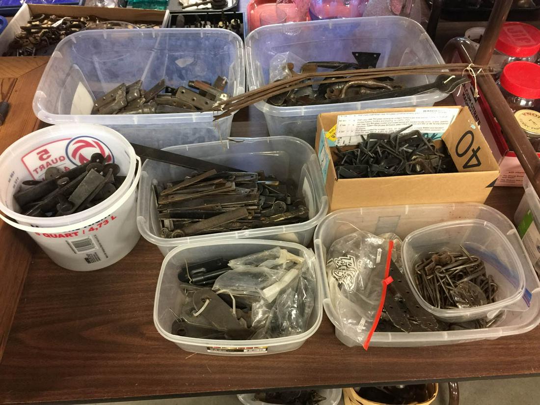 MODERN FORGED AND OTHER HARDWARE, UNCOUNTED LOT (1 of 2)