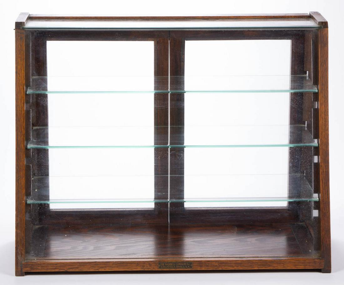 AMERICAN OAK COUNTRY STORE COUNTER-TOP SHOWCASE (1 of 3)