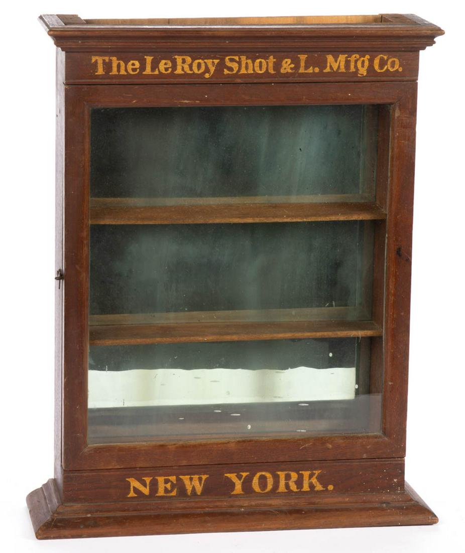 NEW YORK COUNTRY STORE COUNTER-TOP OAK DISPLAY CABINET (1 of 3)
