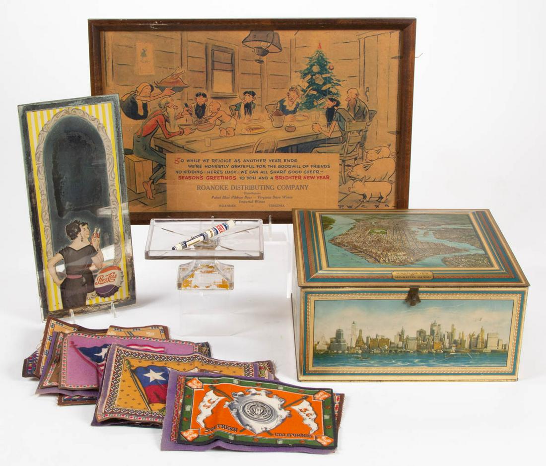 ASSORTED ADVERTISING AND RELATED ITEMS, LOT OF 30 (1 of 2)