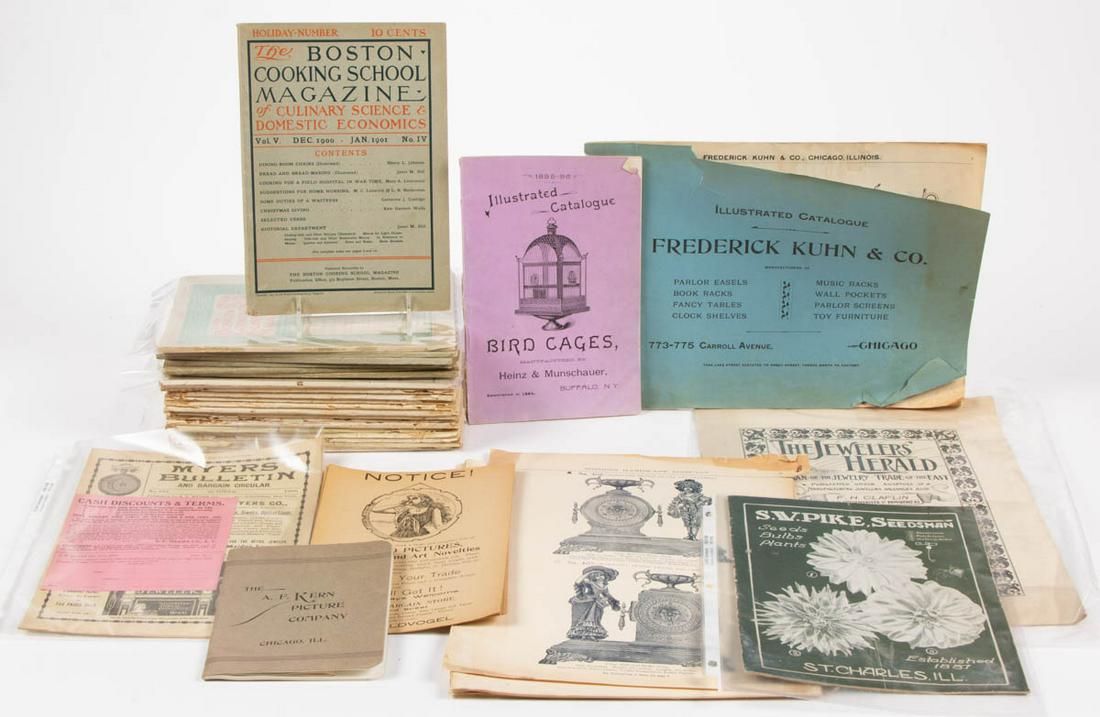 ASSORTED AMERICAN TRADE CATALOGUES AND COOKING (1 of 10)