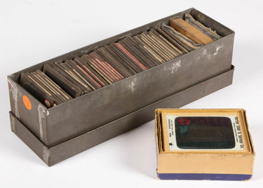 ASSORTED GLASS LANTERN SLIDES, APPROXIMATELY 63 (1 of 1)