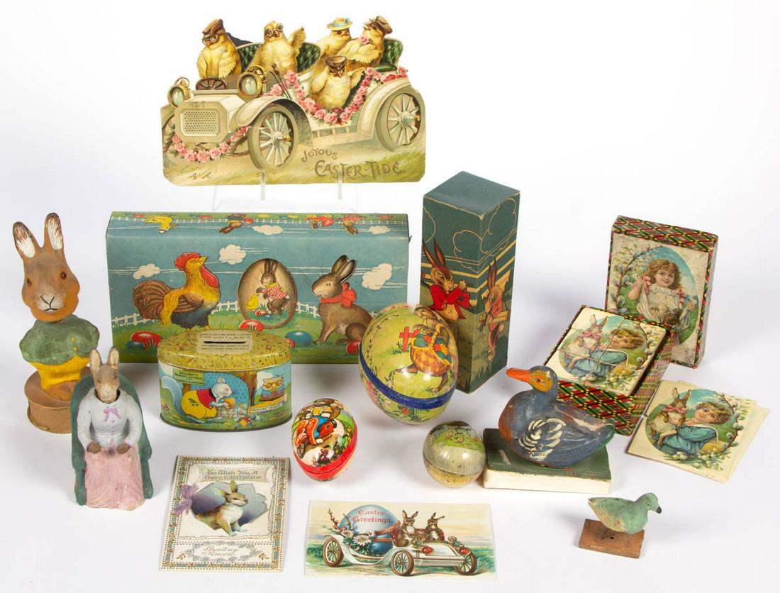 ASSORTED VINTAGE EASTER ARTICLES, LOT OF 12 (1 of 3)