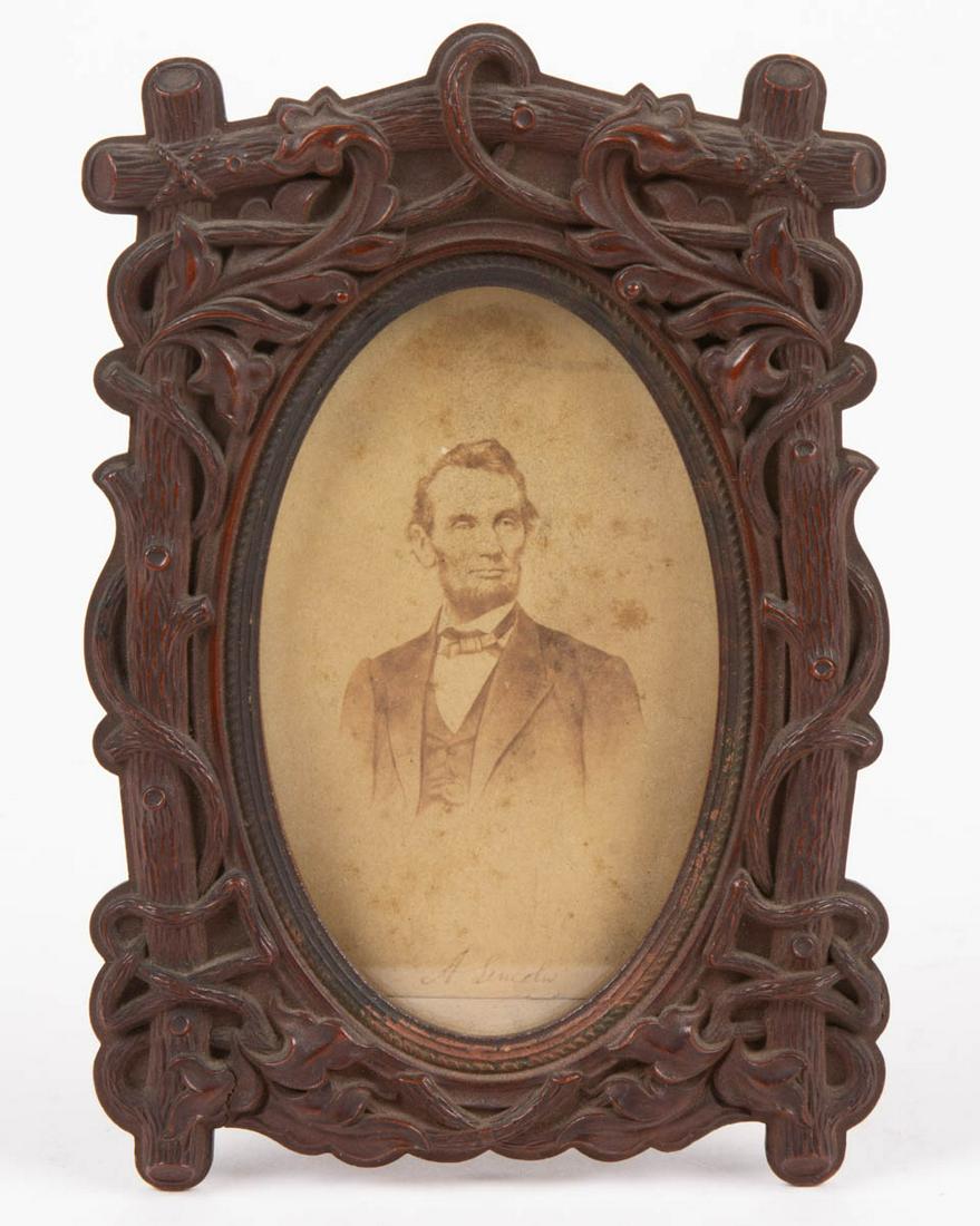 ABRAHAM LINCOLN CDV PHOTOGRAPH (1 of 3)