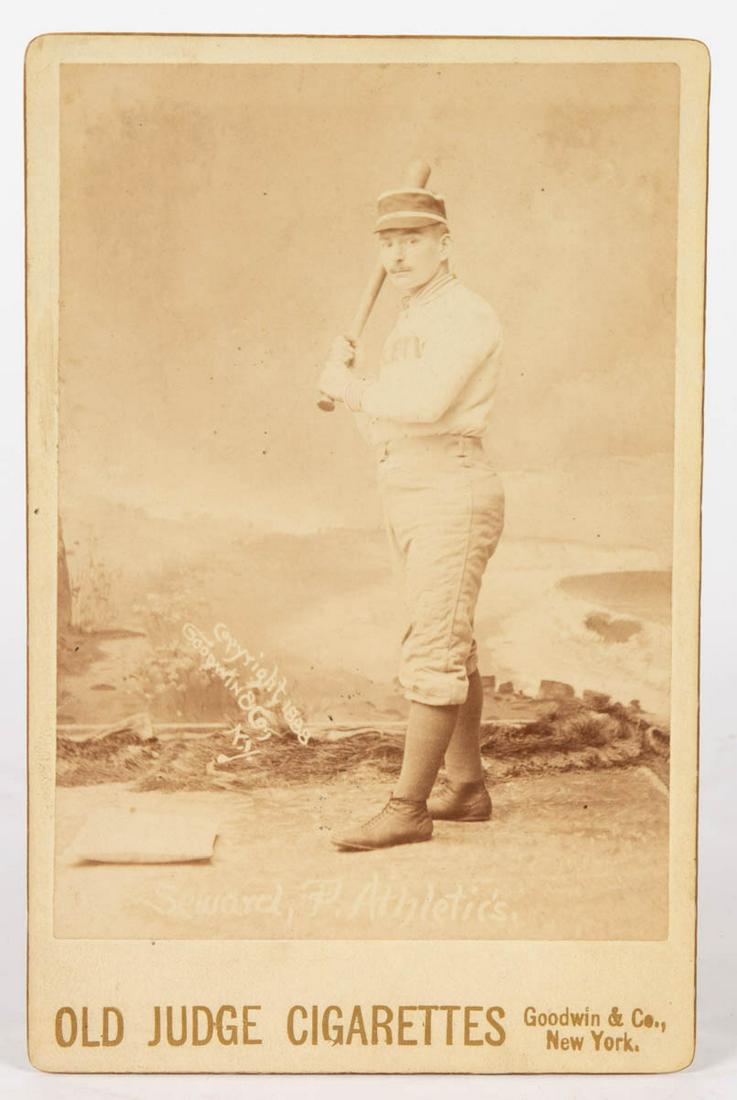 1888 N173 OLD JUDGE CIGARETTES ED SEWARD BASEBALL (1 of 2)