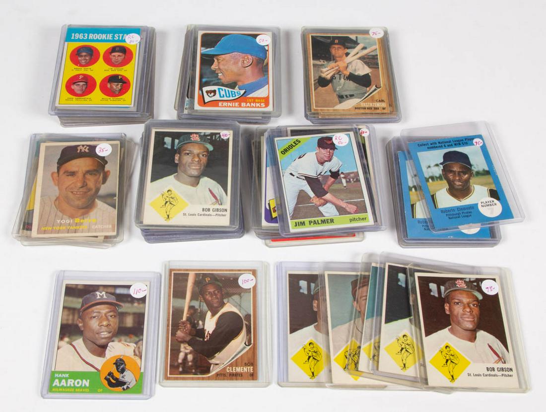 VINTAGE 1960'S BASEBALL CARDS, LOT OF 59 (1 of 1)