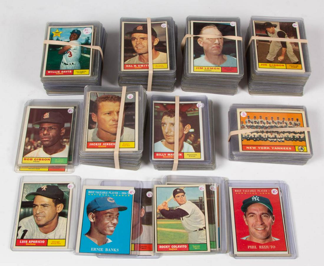1961 Topps Baseball Card Collection