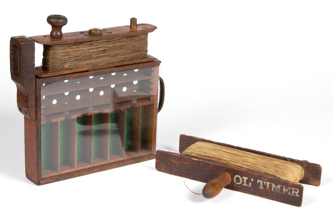 VINTAGE FISHING ARTICLES, LOT OF TWO (1 of 2)