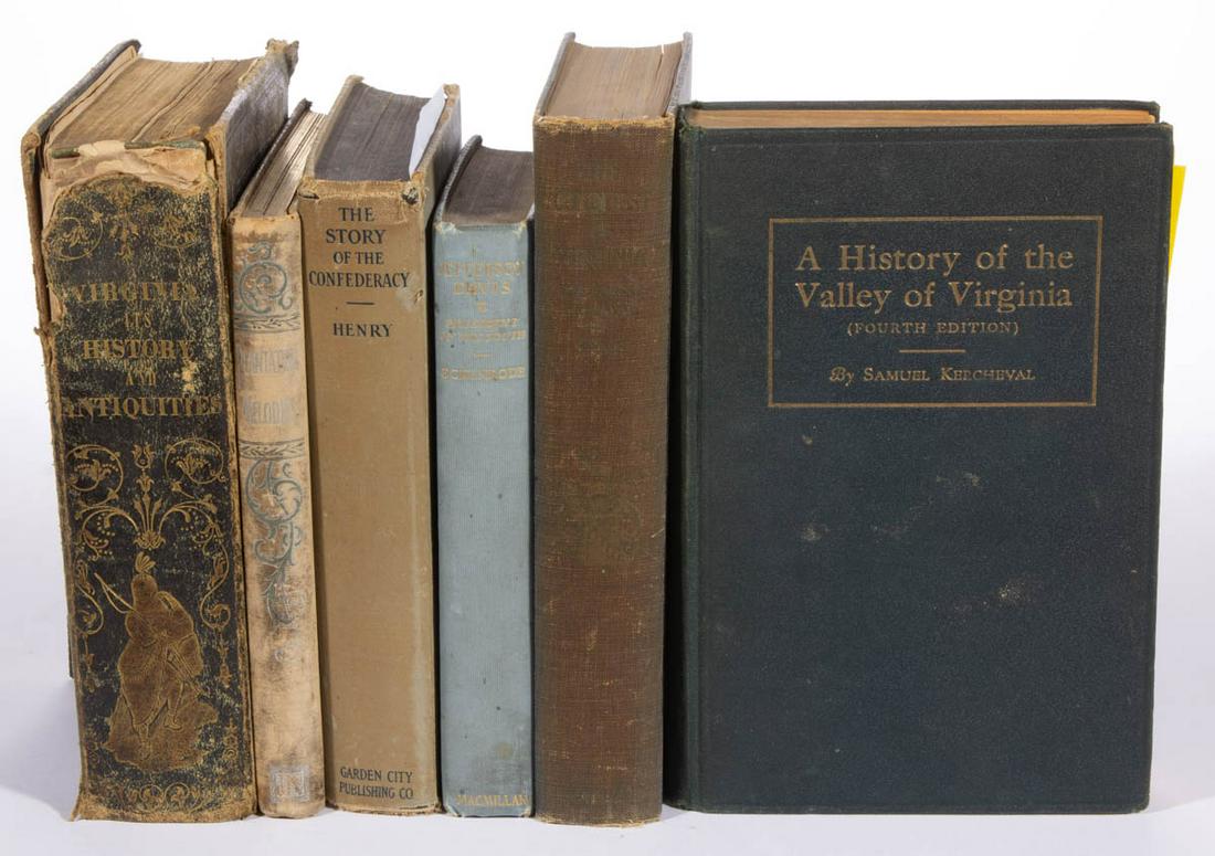 ASSORTED VIRGINIA AND SOUTHERN RELATED VOLUMES, LOT OF (1 of 1)