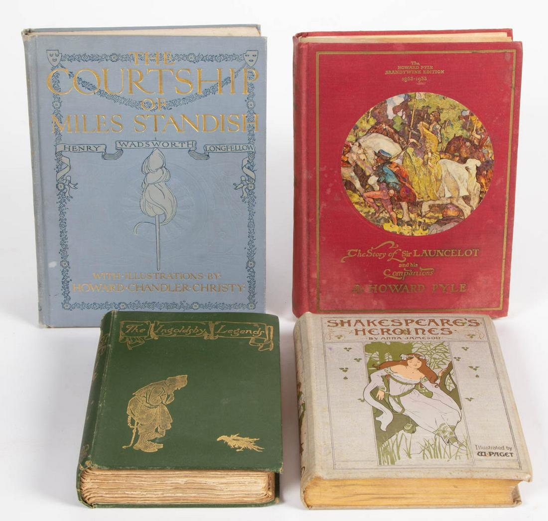 ASSORTED ILLUSTRATED VOLUMES, LOT OF FOUR (1 of 1)