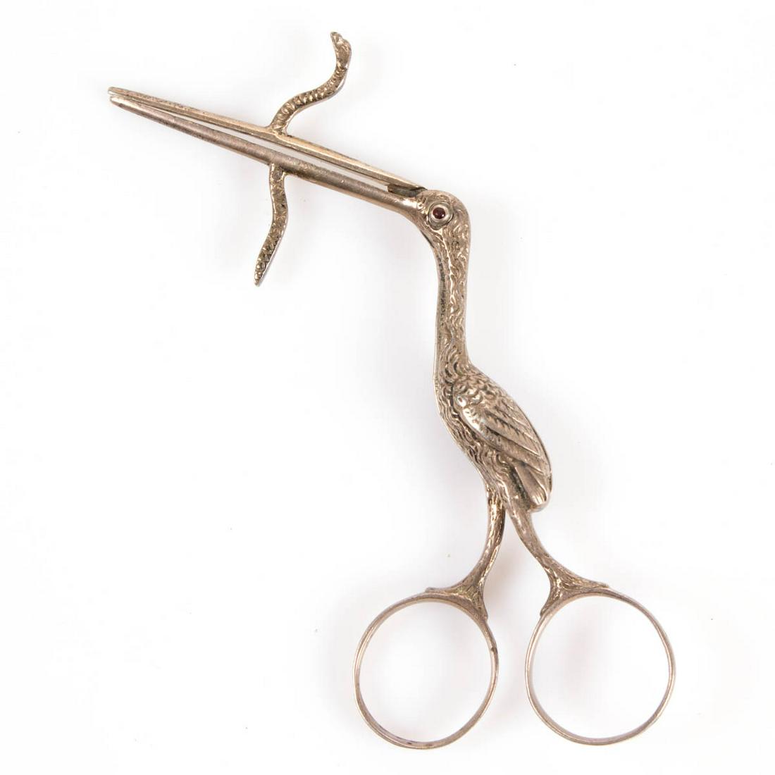 DUTCH 0.833 SILVER FIGURAL UMBILICAL CORD WITH RIBBON (1 of 3)