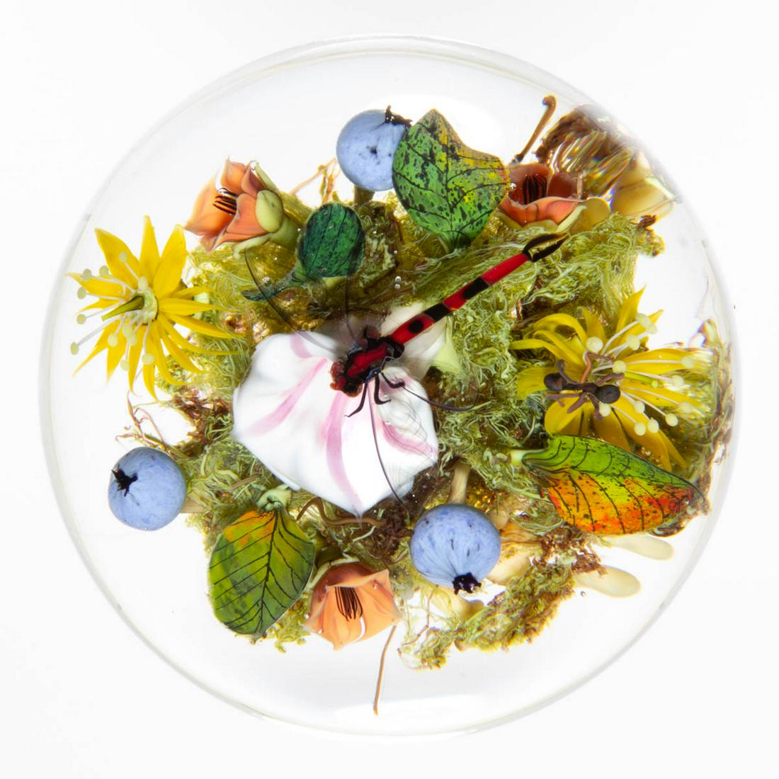 PAUL STANKARD (AMERICAN, B. 1943) DAMSELFLY AND BOUQUET (1 of 3)