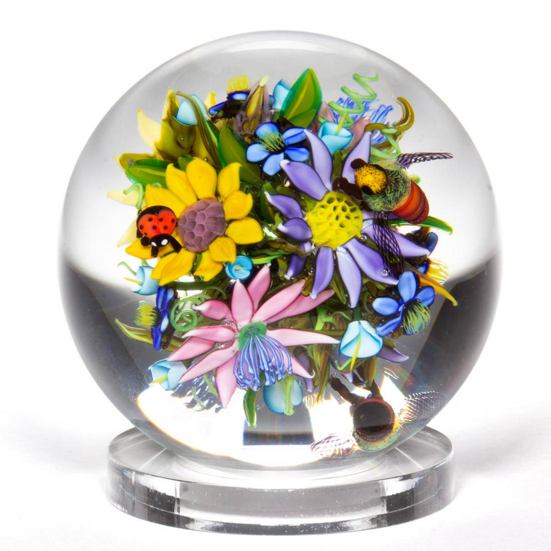 KEN ROSENFELD (AMERICAN, B. 1950) ATTRIBUTED FLORAL (1 of 2)