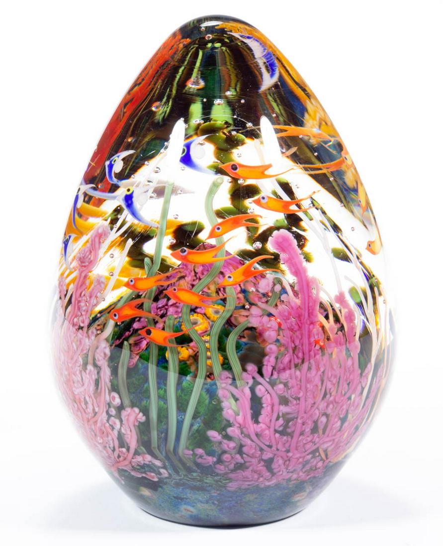 CATHY RICHARDSON (AMERICAN, B. 1949) TORCHWORK SEASCAPE (1 of 2)