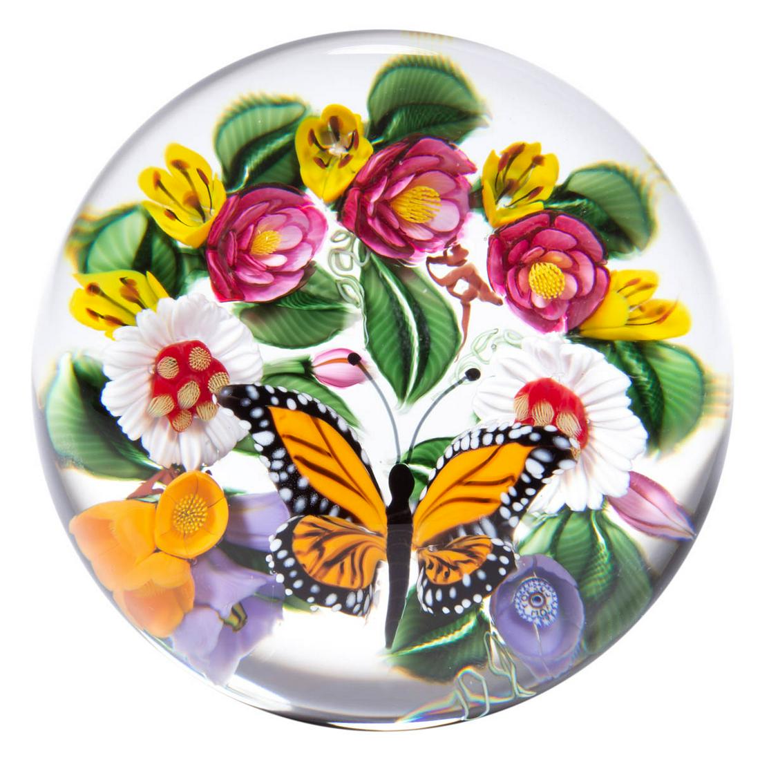 RICHARD LOESEL (FRENCH, XX/XXI) MONARCH BUTTERFLY AND (1 of 2)