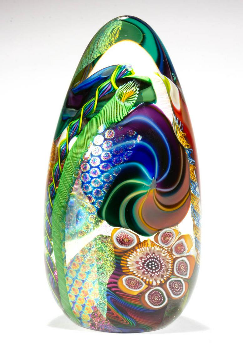 JAMES NOWAK (AMERICAN, B. 1956) DICHROIC GLASS AND (1 of 2)