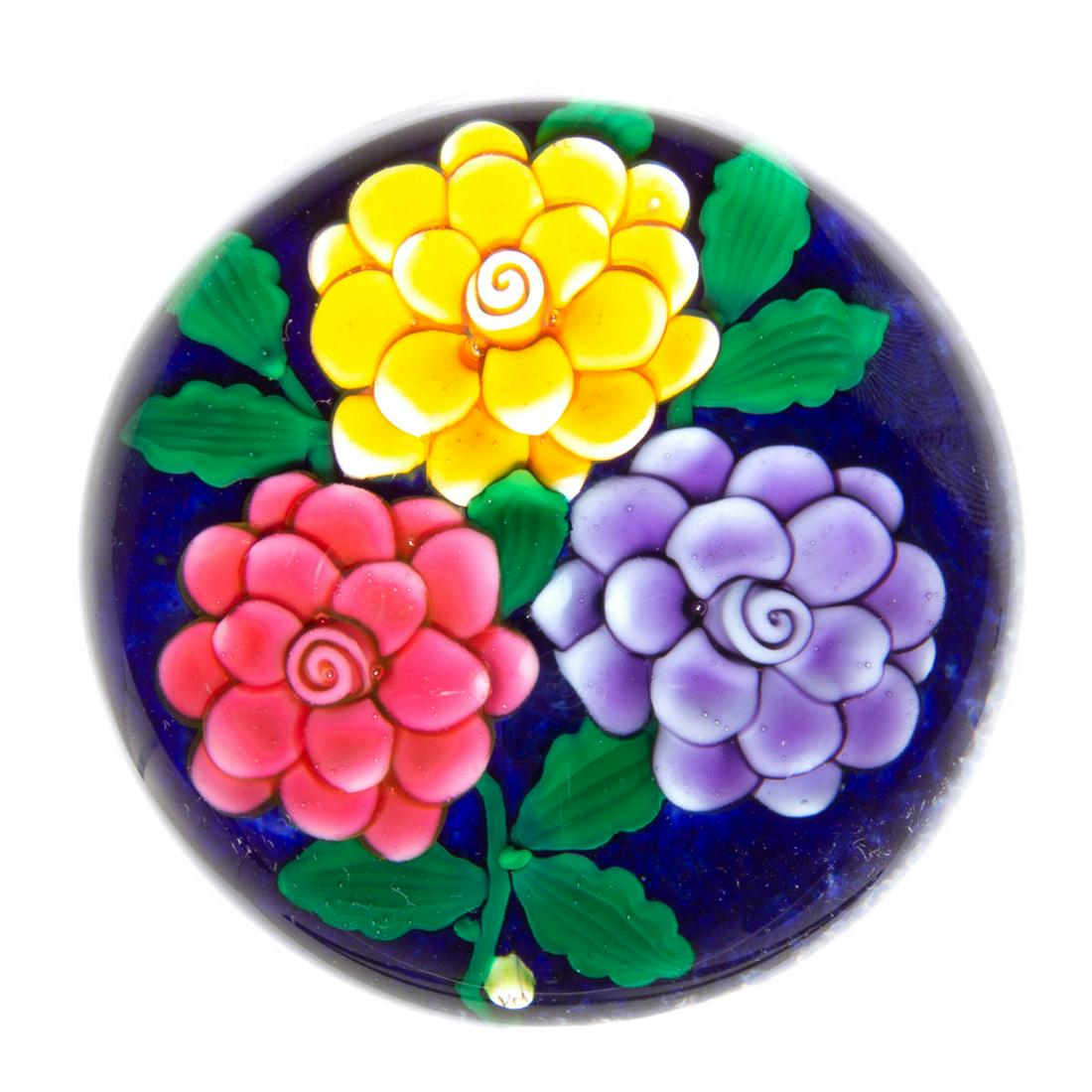 PETER HOLMES (SCOTTISH, XX/XXI) THREE-FLOWER BOUQUET (1 of 1)