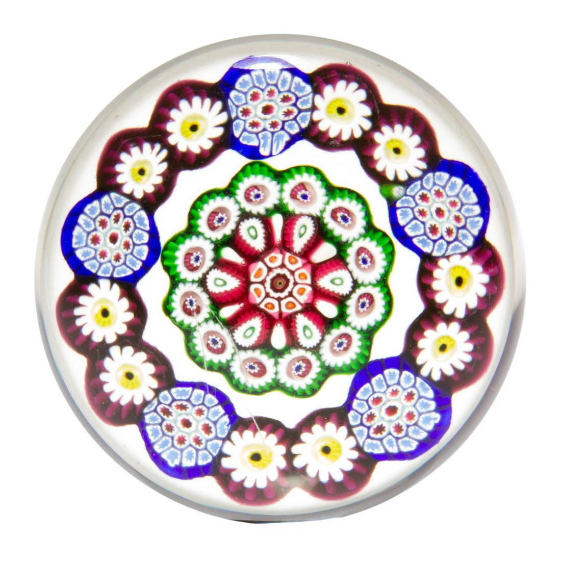 PAUL YSART (SCOTTISH, 1904-1979) CONCENTRIC MILLEFIORI (1 of 1)