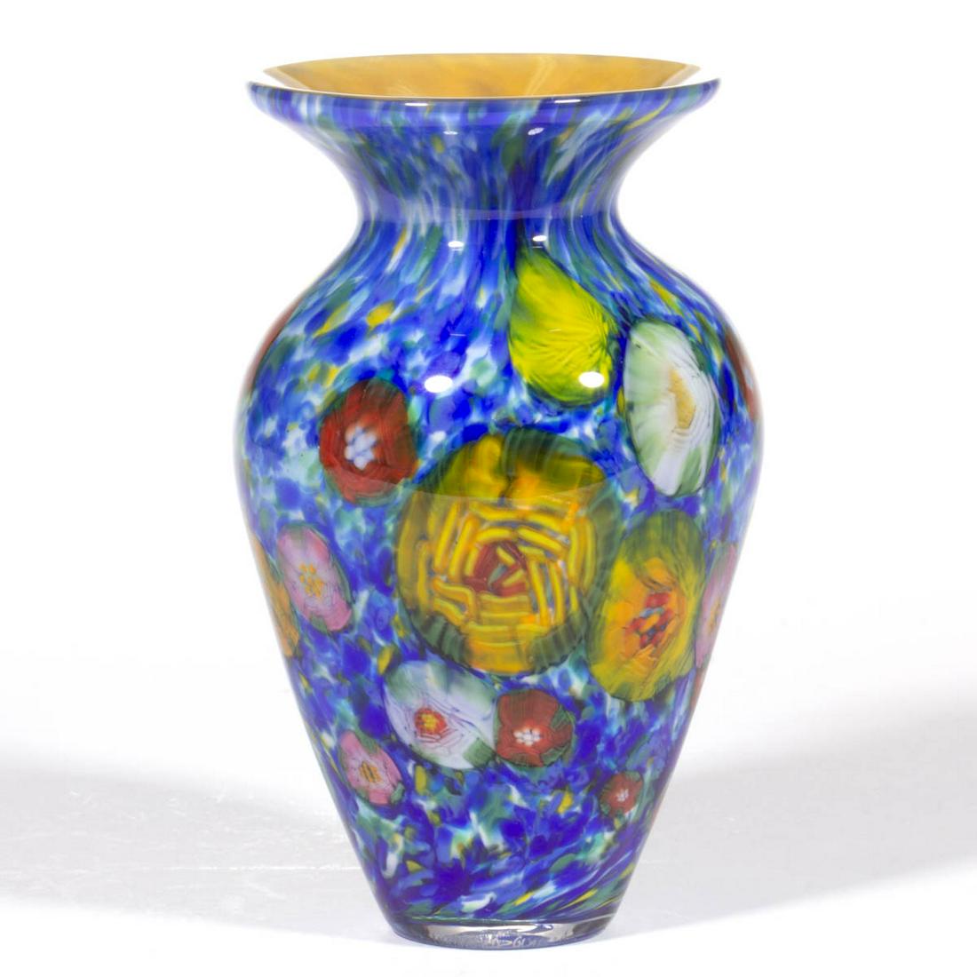 STEVEN LUNDBERG (AMERICAN, 1953-2008) MILLEFIORI ROSE (1 of 2)