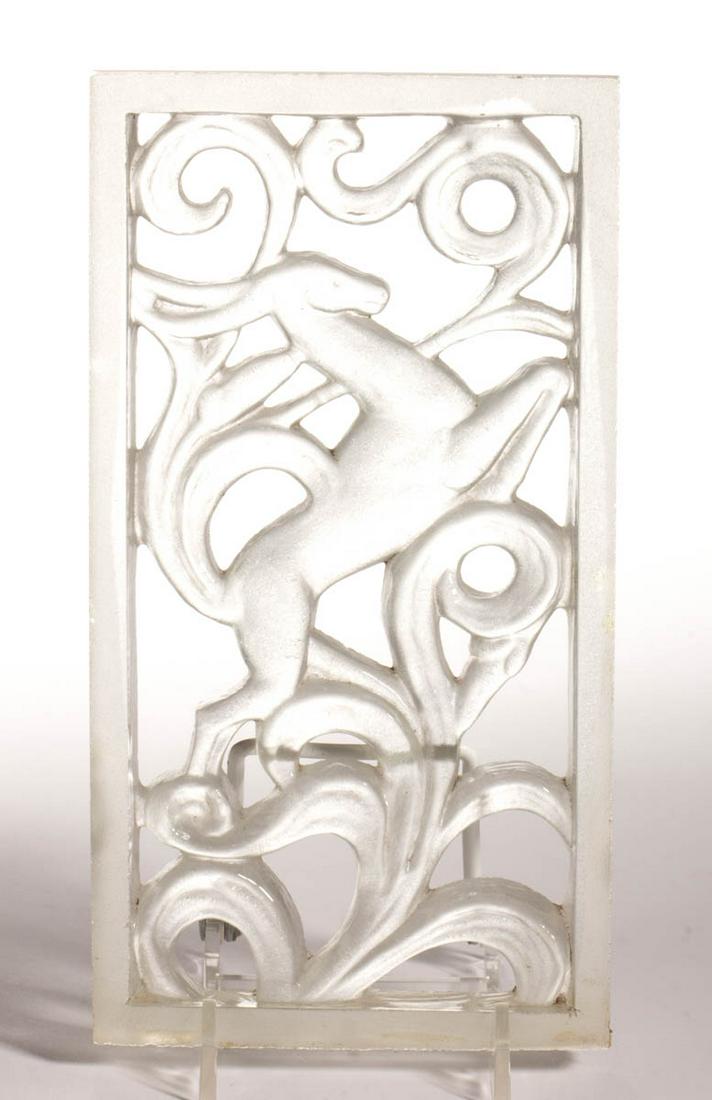 STEUBEN ATTRIBUTED LIGHTING GRILLE ART DECO ART GLASS (1 of 1)