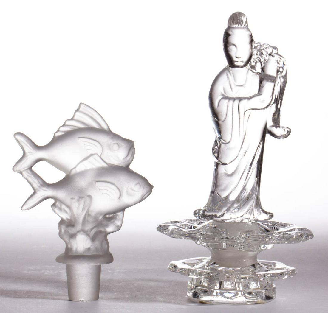 STEUBEN ATTRIBUTED QUAN YEN FLOWER FROG (1 of 1)