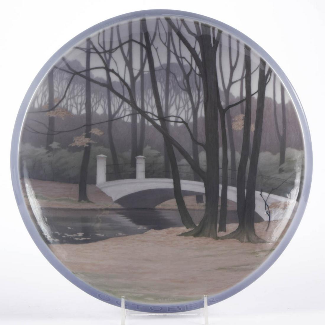 DANISH ROYAL COPENHAGEN SIGNED "ST USSING" PORCELAIN (1 of 3)