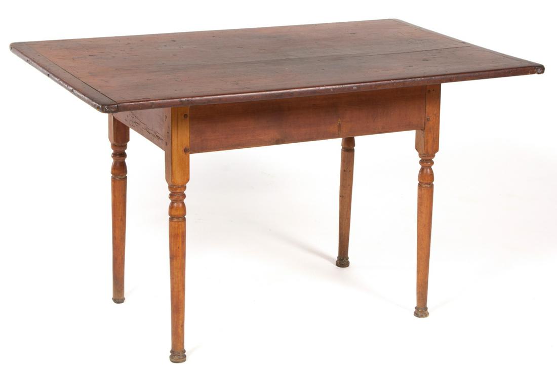 NEW ENGLAND PINE AND MAPLE TAVERN / WORK TABLE (1 of 4)