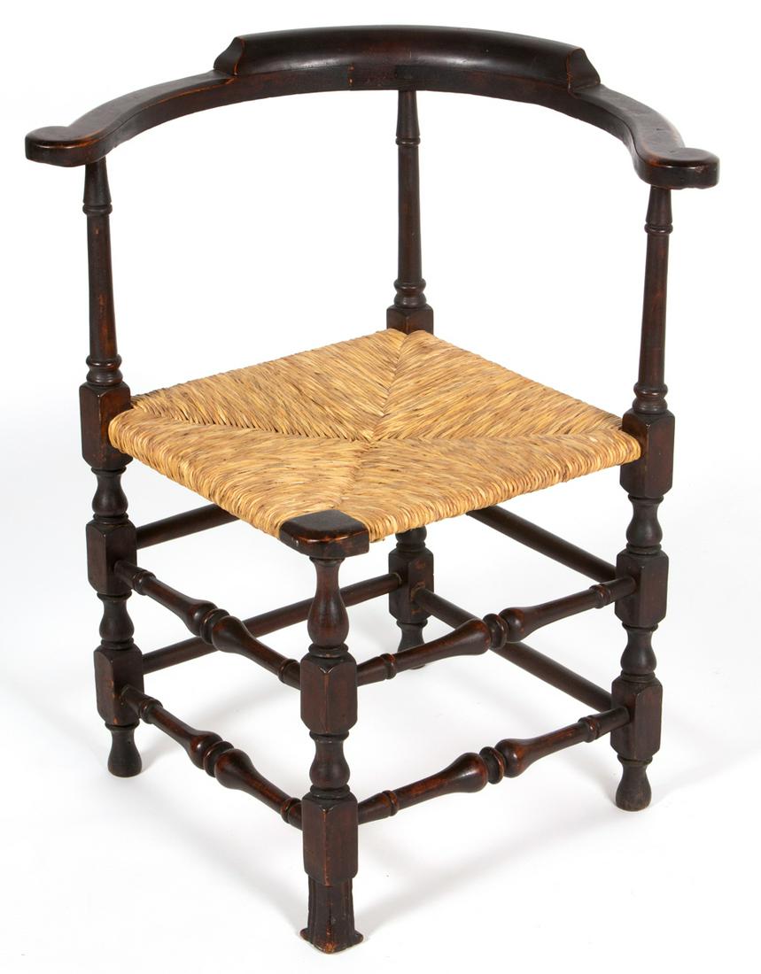 NEW ENGLAND QUEEN ANNE CORNER / ROUNDABOUT CHAIR (1 of 3)